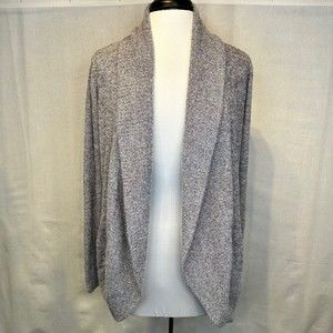 Barefoot Dreams Cozychic Lite Grey Circle Cardi Longline Cardigan Style 452 XS/S